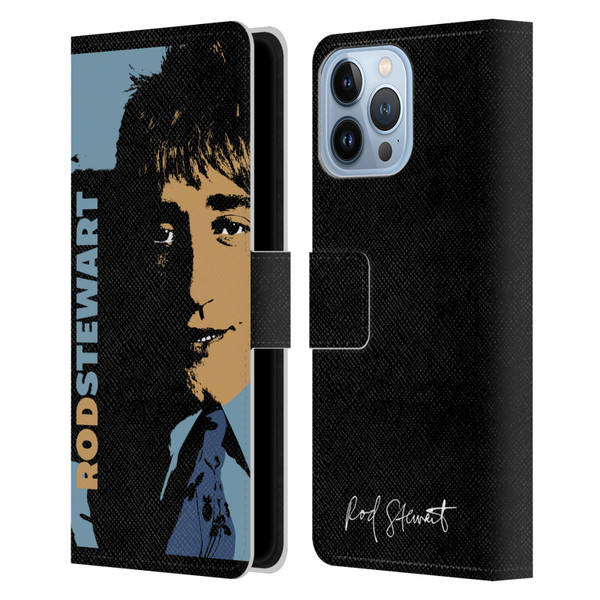 Rod Stewart Art Yesterday Retro Leather Book Wallet Case Cover For Apple iPhone 13 Pro Max