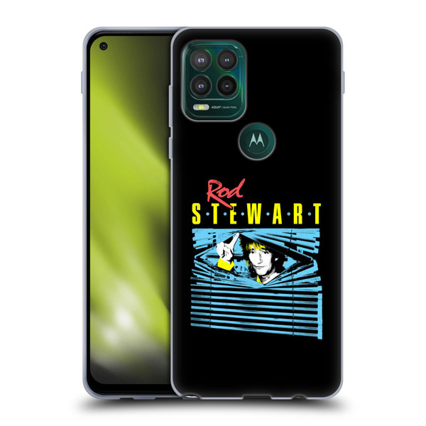 Rod Stewart Art Blinds Soft Gel Case for Motorola Moto G Stylus 5G 2021