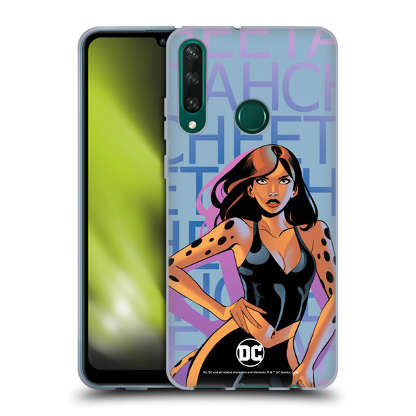 DC Women Core Compositions Cheetah Soft Gel Case for Huawei Y6p