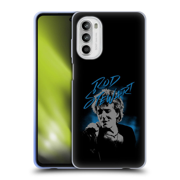 Rod Stewart Art Scribble Soft Gel Case for Motorola Moto G52