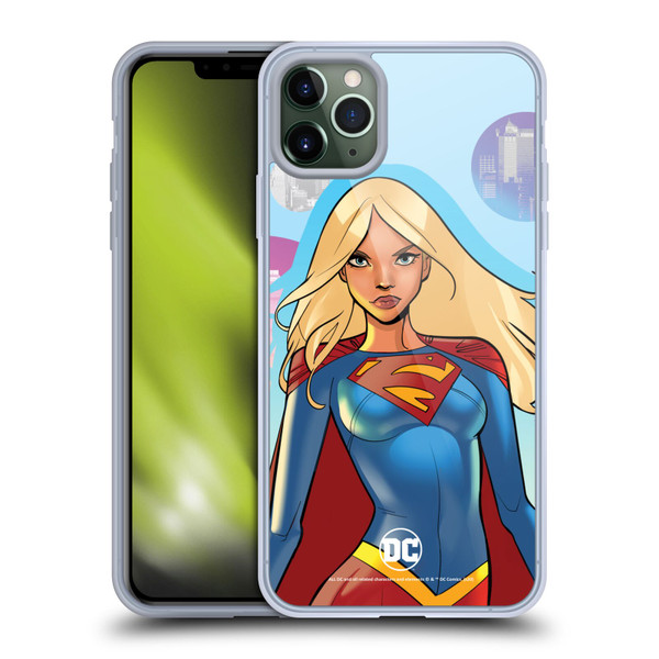 DC Women Core Compositions Supergirl Soft Gel Case for Apple iPhone 11 Pro Max