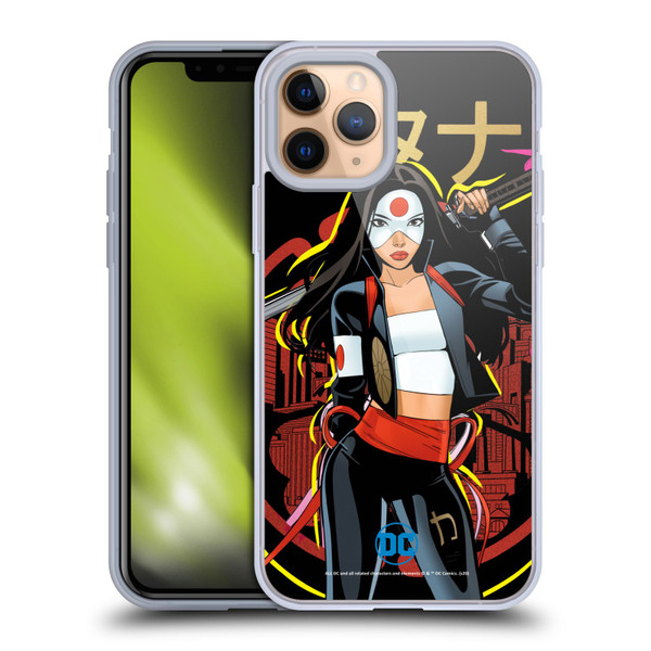 DC Women Core Compositions Katana Soft Gel Case for Apple iPhone 11 Pro