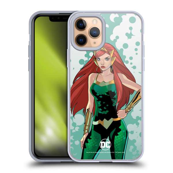 DC Women Core Compositions Mera Soft Gel Case for Apple iPhone 11 Pro