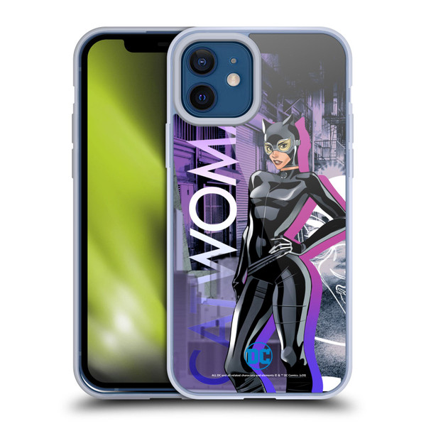 DC Women Core Compositions Catwoman Soft Gel Case for Apple iPhone 12 / iPhone 12 Pro