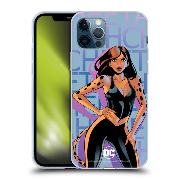 DC Women Core Compositions Cheetah Soft Gel Case for Apple iPhone 12 / iPhone 12 Pro