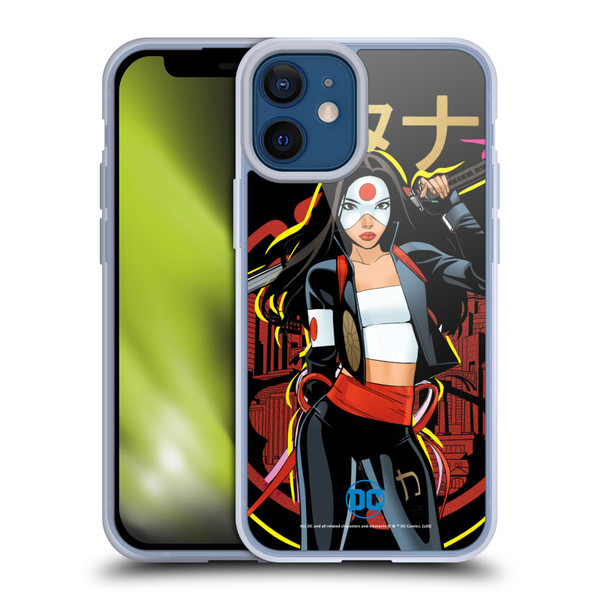 DC Women Core Compositions Katana Soft Gel Case for Apple iPhone 12 Mini