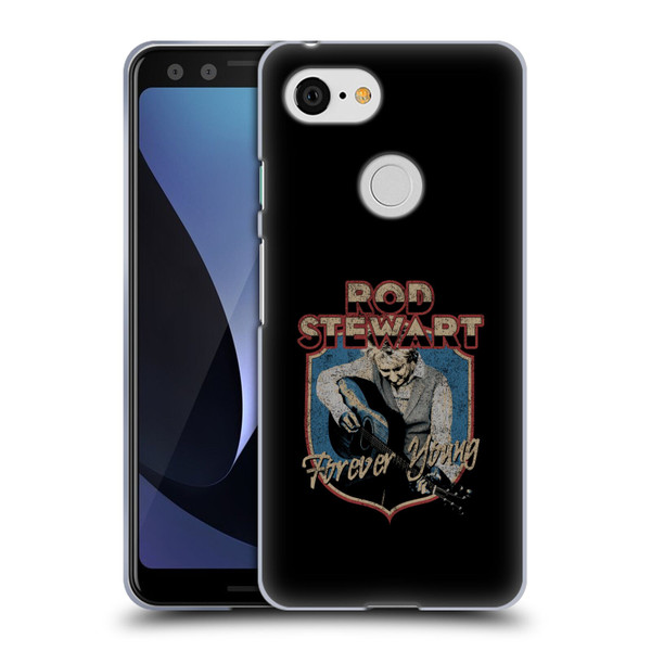 Rod Stewart Art Forever Young Soft Gel Case for Google Pixel 3
