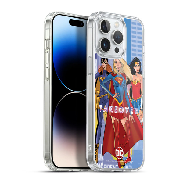 DC Women Core Compositions Girl Power Soft Gel Case for Apple iPhone 13 Pro Max & MagSafe