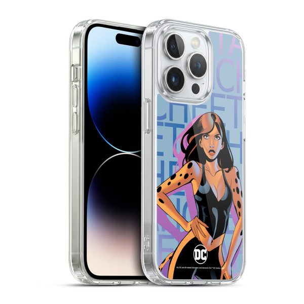 DC Women Core Compositions Cheetah Soft Gel Case for Apple iPhone 13 Pro & MagSafe