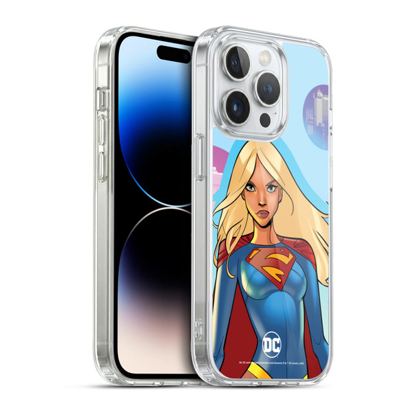 DC Women Core Compositions Supergirl Soft Gel Case for Apple iPhone 13 Pro & MagSafe
