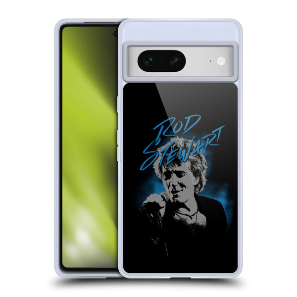 Rod Stewart Art Scribble Soft Gel Case for Google Pixel 7