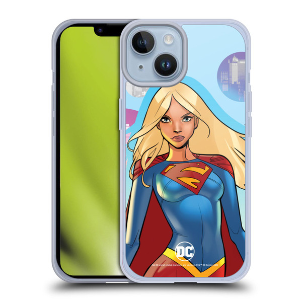 DC Women Core Compositions Supergirl Soft Gel Case for Apple iPhone 14
