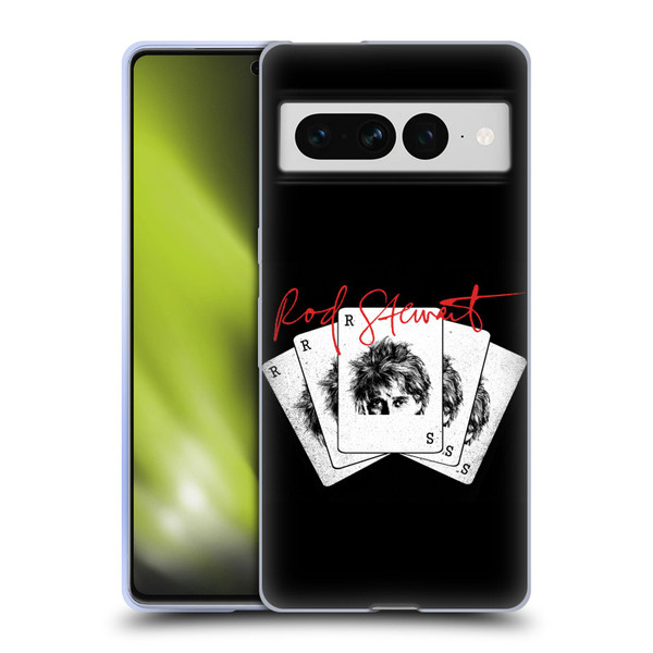 Rod Stewart Art Poker Hand Soft Gel Case for Google Pixel 7 Pro