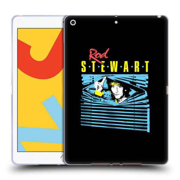 Rod Stewart Art Blinds Soft Gel Case for Apple iPad 10.2 2019/2020/2021