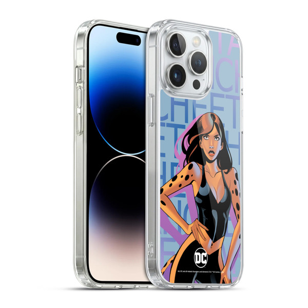 DC Women Core Compositions Cheetah Soft Gel Case for Apple iPhone 14 Pro Max & MagSafe
