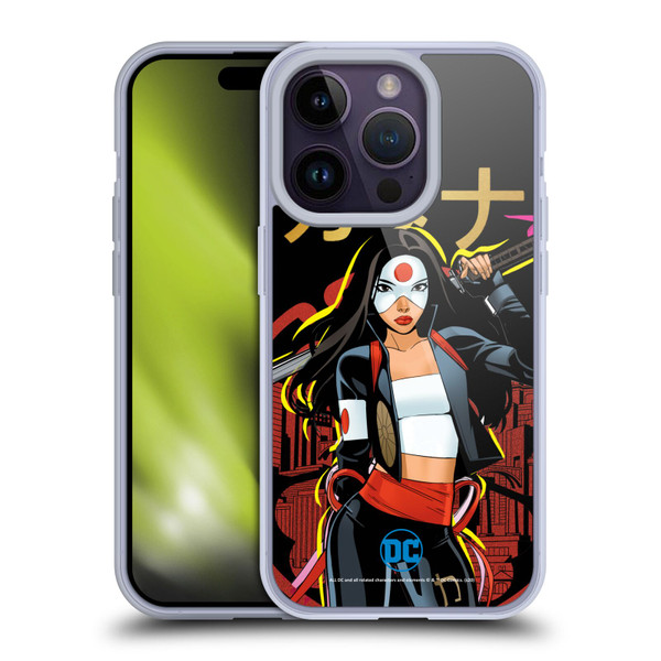 DC Women Core Compositions Katana Soft Gel Case for Apple iPhone 14 Pro