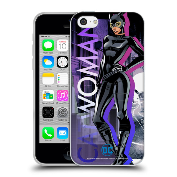 DC Women Core Compositions Catwoman Soft Gel Case for Apple iPhone 5c