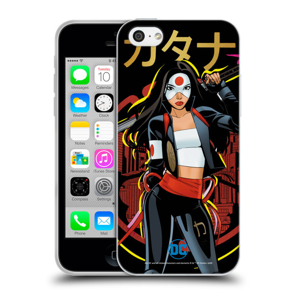DC Women Core Compositions Katana Soft Gel Case for Apple iPhone 5c