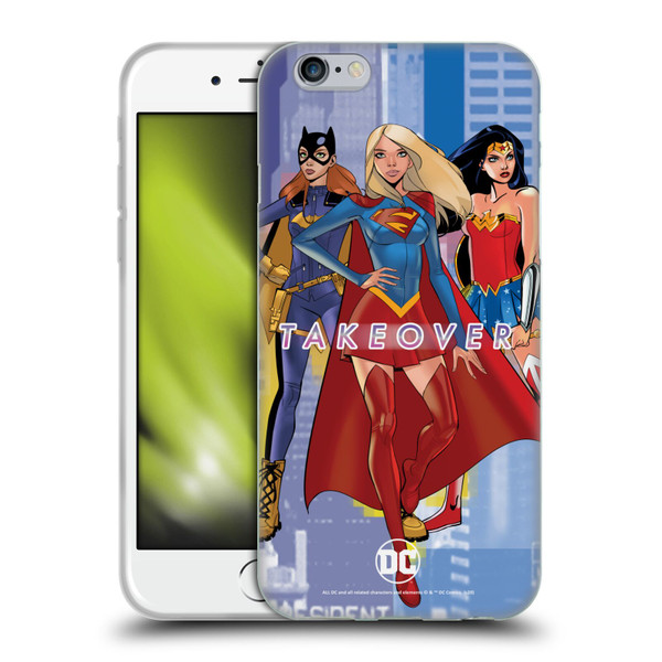 DC Women Core Compositions Girl Power Soft Gel Case for Apple iPhone 6 / iPhone 6s