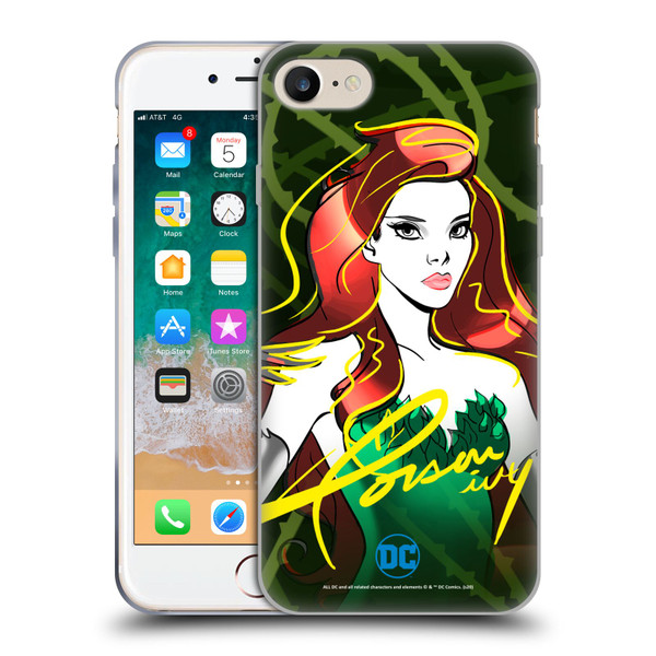 DC Women Core Compositions Ivy Soft Gel Case for Apple iPhone 7 / 8 / SE 2020 & 2022