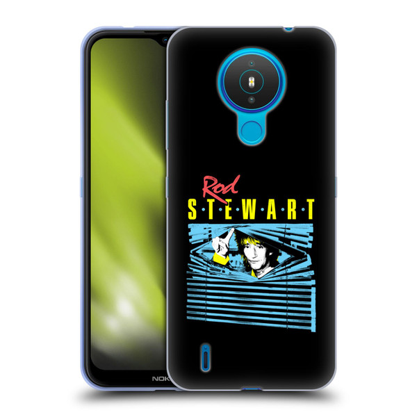 Rod Stewart Art Blinds Soft Gel Case for Nokia 1.4