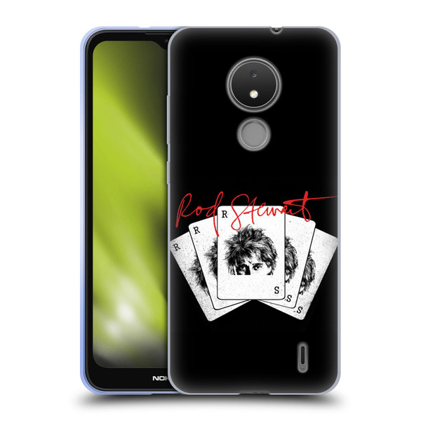 Rod Stewart Art Poker Hand Soft Gel Case for Nokia C21