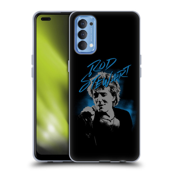 Rod Stewart Art Scribble Soft Gel Case for OPPO Reno 4 5G
