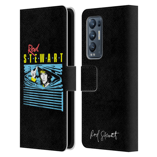 Rod Stewart Art Blinds Leather Book Wallet Case Cover For OPPO Find X3 Neo / Reno5 Pro+ 5G