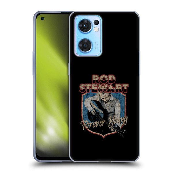 Rod Stewart Art Forever Young Soft Gel Case for OPPO Reno7 5G / Find X5 Lite