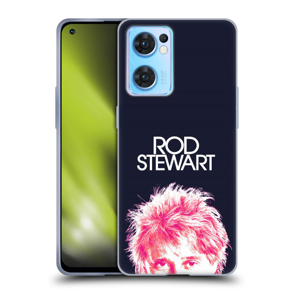 Rod Stewart Art Neon Soft Gel Case for OPPO Reno7 5G / Find X5 Lite