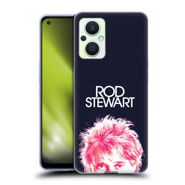 Rod Stewart Art Neon Soft Gel Case for OPPO Reno8 Lite