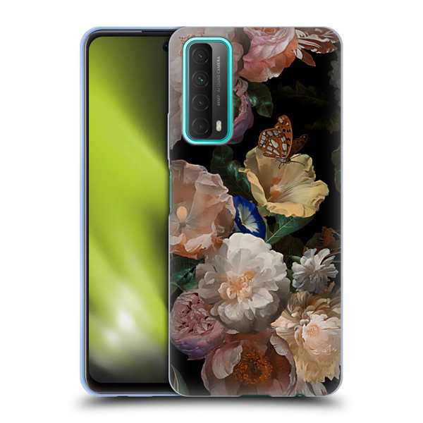 UtArt Antique Flowers Botanical Beauty Soft Gel Case for Huawei P Smart (2021)