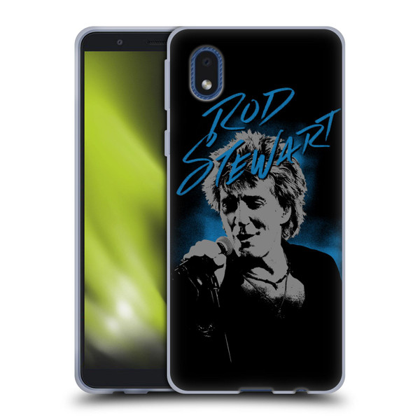 Rod Stewart Art Scribble Soft Gel Case for Samsung Galaxy A01 Core (2020)