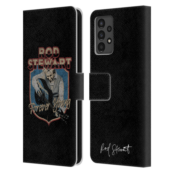 Rod Stewart Art Forever Young Leather Book Wallet Case Cover For Samsung Galaxy A13 (2022)