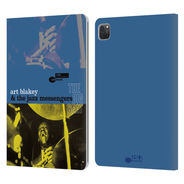 Blue Note Records Albums Art Blakey The Big Beat Leather Book Wallet Case Cover For Apple iPad Pro 11 2020 / 2021 / 2022