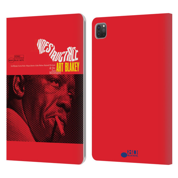 Blue Note Records Albums Art Blakey Indestructible Leather Book Wallet Case Cover For Apple iPad Pro 11 2020 / 2021 / 2022