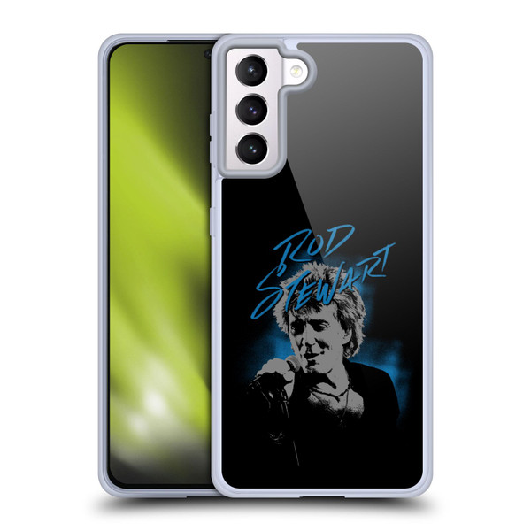 Rod Stewart Art Scribble Soft Gel Case for Samsung Galaxy S21+ 5G