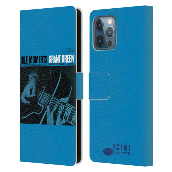 Blue Note Records Albums Grant Green Idle Moments Leather Book Wallet Case Cover For Apple iPhone 12 Pro Max