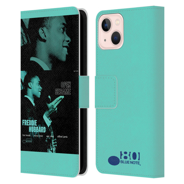 Blue Note Records Albums Freddie Hubbard Open Sesame Leather Book Wallet Case Cover For Apple iPhone 13