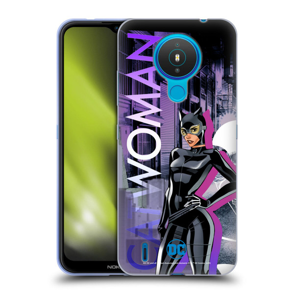 DC Women Core Compositions Catwoman Soft Gel Case for Nokia 1.4