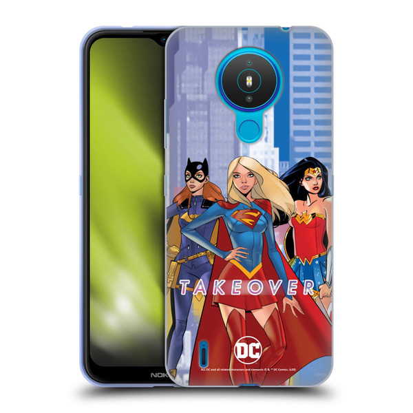 DC Women Core Compositions Girl Power Soft Gel Case for Nokia 1.4
