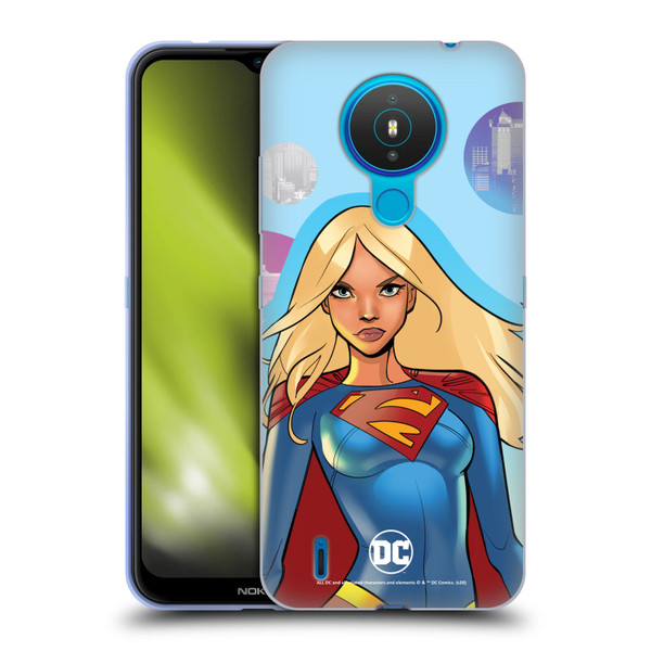 DC Women Core Compositions Supergirl Soft Gel Case for Nokia 1.4