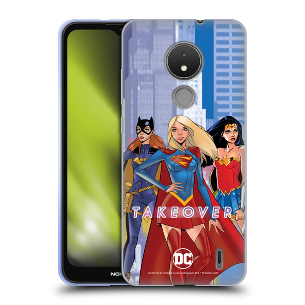 DC Women Core Compositions Girl Power Soft Gel Case for Nokia C21