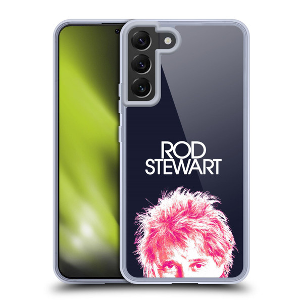 Rod Stewart Art Neon Soft Gel Case for Samsung Galaxy S22+ 5G