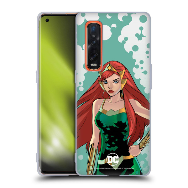 DC Women Core Compositions Mera Soft Gel Case for OPPO Find X2 Pro 5G