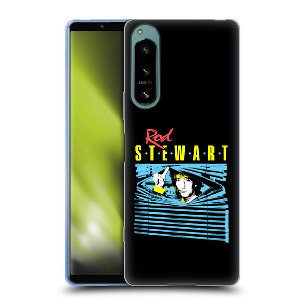 Rod Stewart Art Blinds Soft Gel Case for Sony Xperia 5 IV