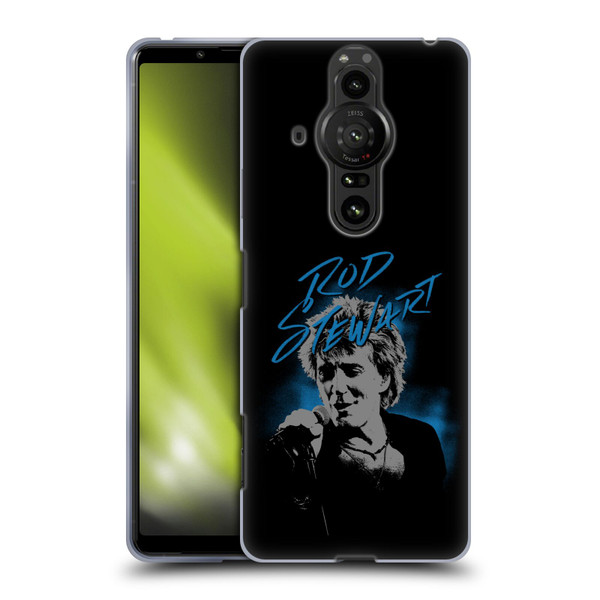 Rod Stewart Art Scribble Soft Gel Case for Sony Xperia Pro-I