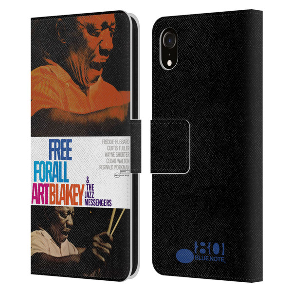 Blue Note Records Albums Art Blakey Free For All Leather Book Wallet Case Cover For Apple iPhone XR