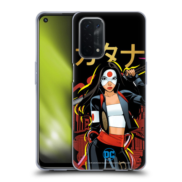 DC Women Core Compositions Katana Soft Gel Case for OPPO A54 5G