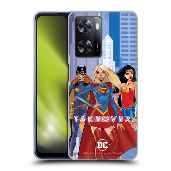 DC Women Core Compositions Girl Power Soft Gel Case for OPPO A57s